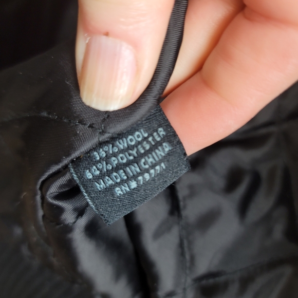 Jordan Craig Mens 2X Black Wool Blend Coat - Picture 5 of 9